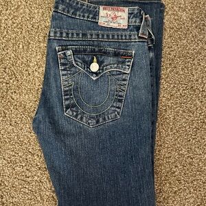 True Religion Women's Blue Jeans vintage Y2K sz 30